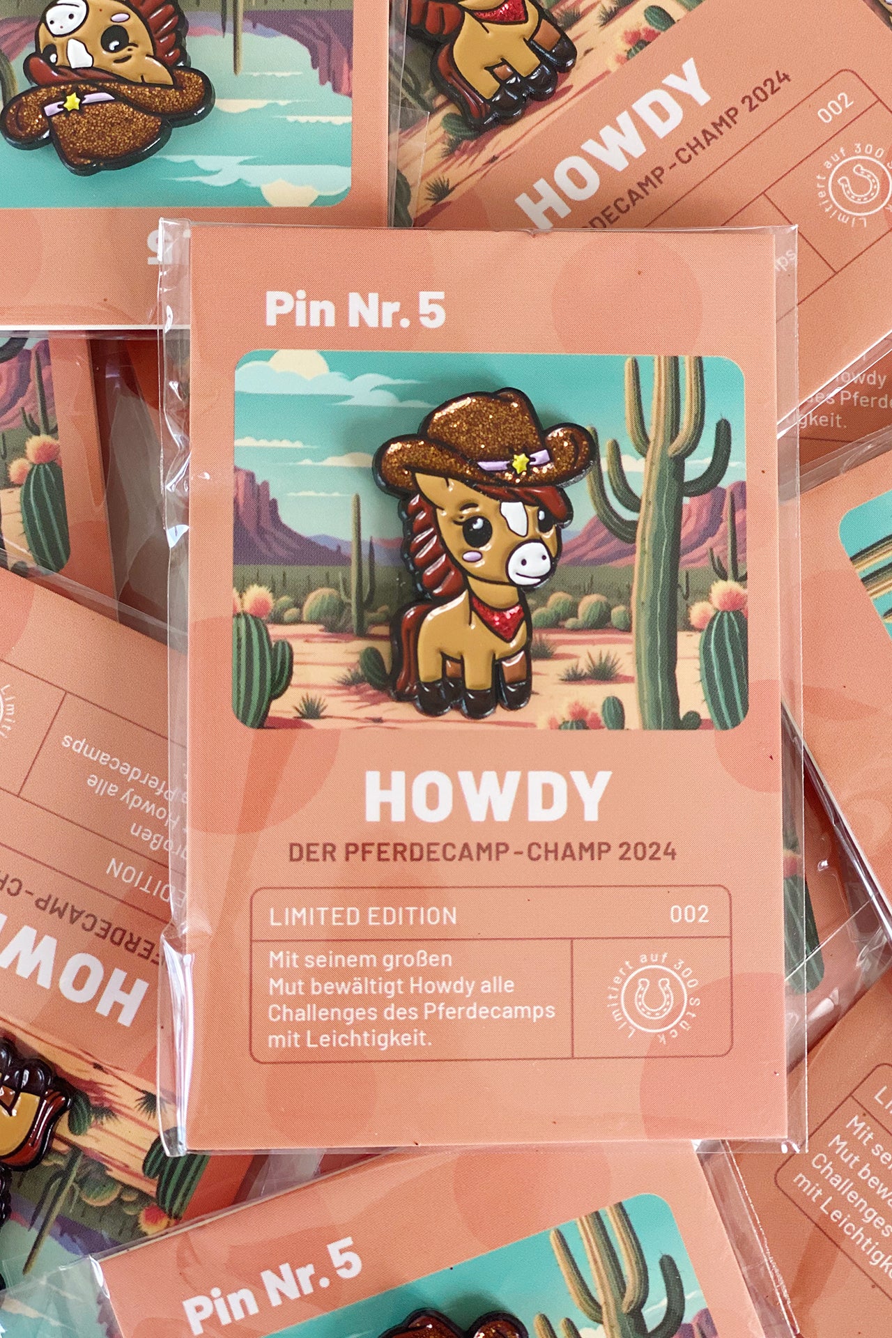 Limited Pferdecamp Pin "HOWDY"